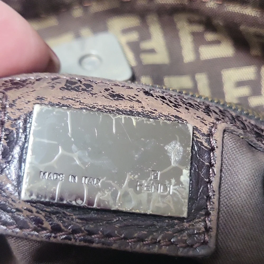Fendi Black and Brown Messenger Bag - Picture 9 of 16